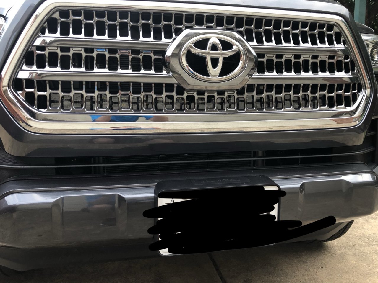 2017 TRD Sport chrome grill | Tacoma World