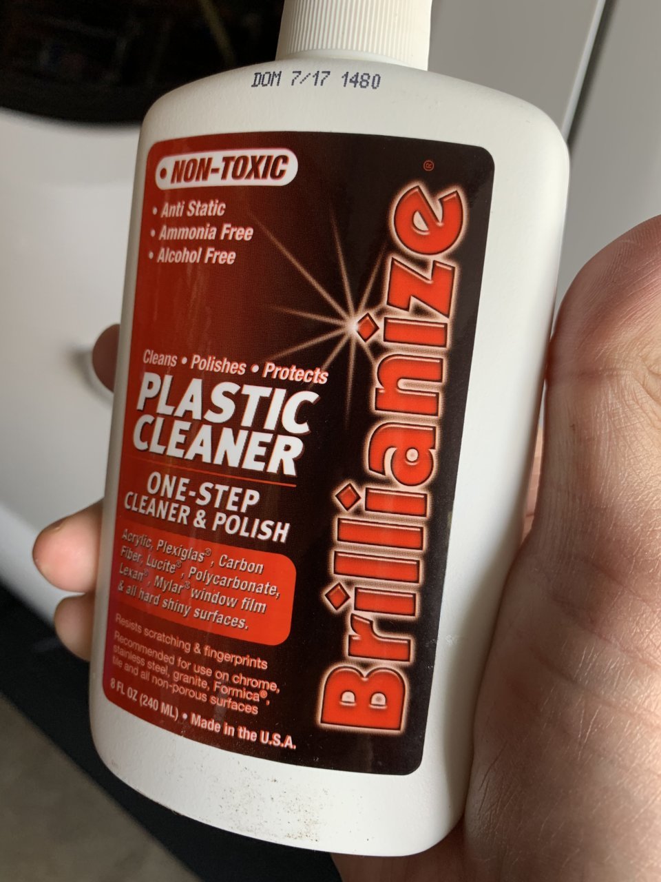 Brillianize Plastic Cleaner (Made in USA)