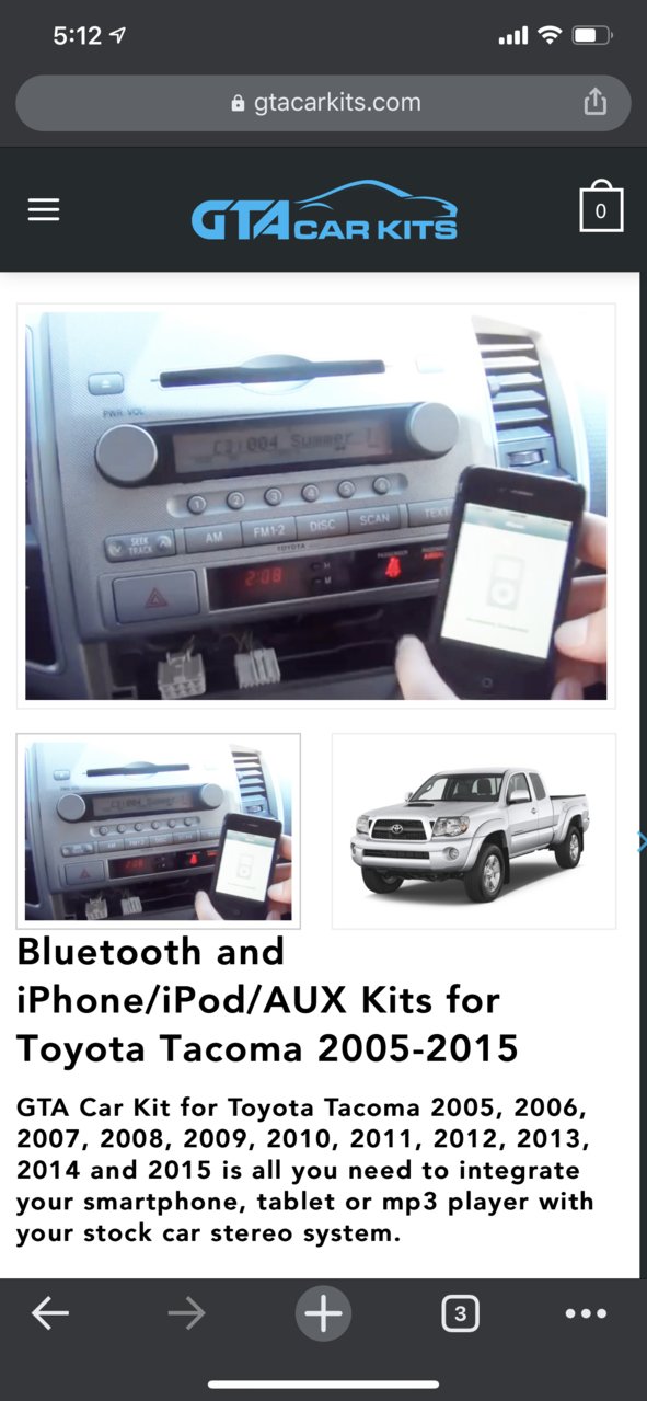 GTA Car Kits – Bluetooth, AUX, iPhone, CarPlay and AndroidAuto integration