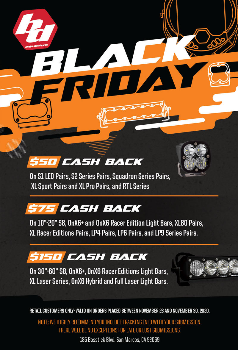 CLOSED Hotshot Offroad's Black Friday // Diode Dynamics and Baja