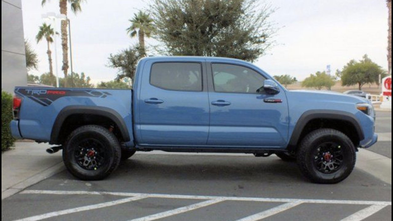 2018 Cavalry Blue TRD PRO Tacoma | Page 12 | Tacoma World