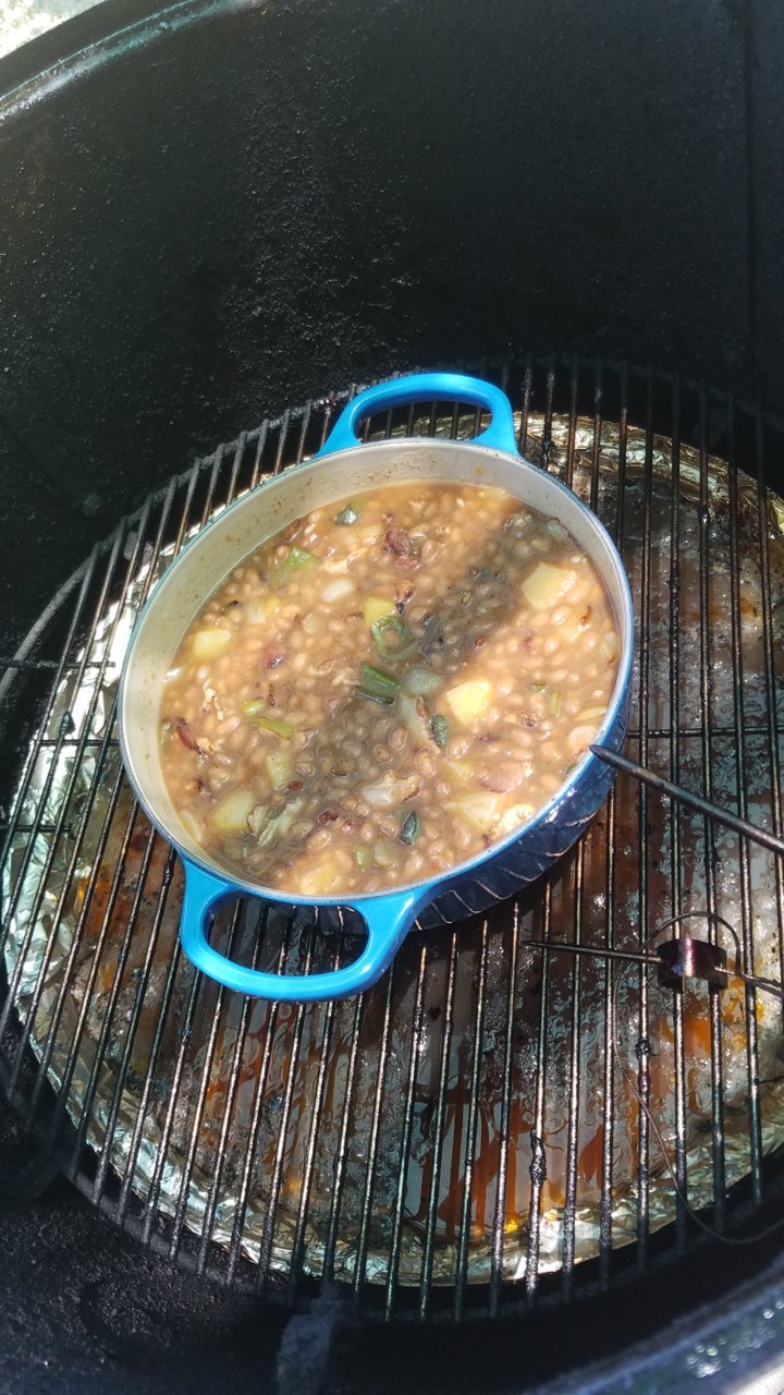 Beans in smoker.jpg