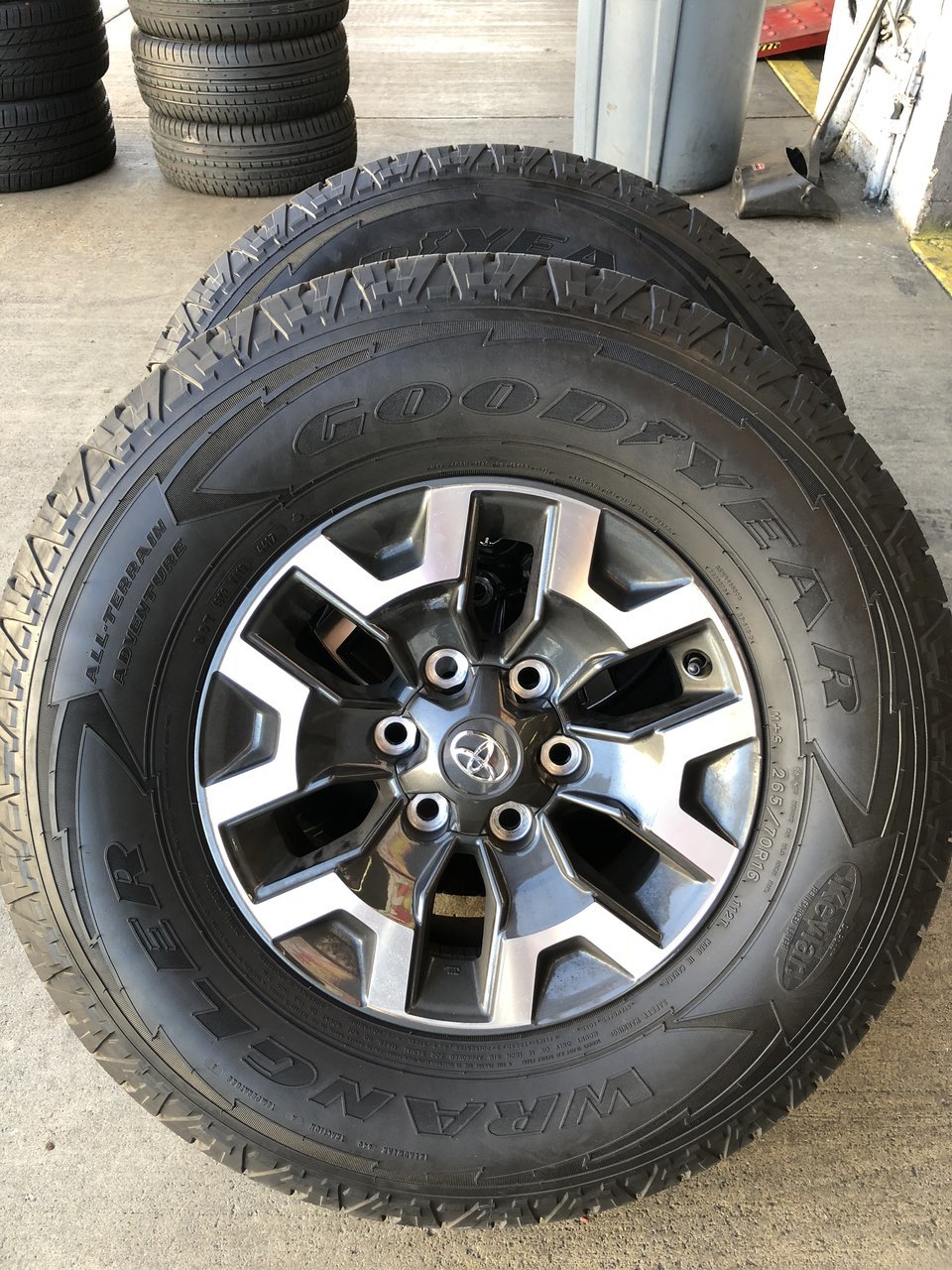 SOLD: 2018 Stock OR Wheels and Tires (870 miles) | Tacoma World