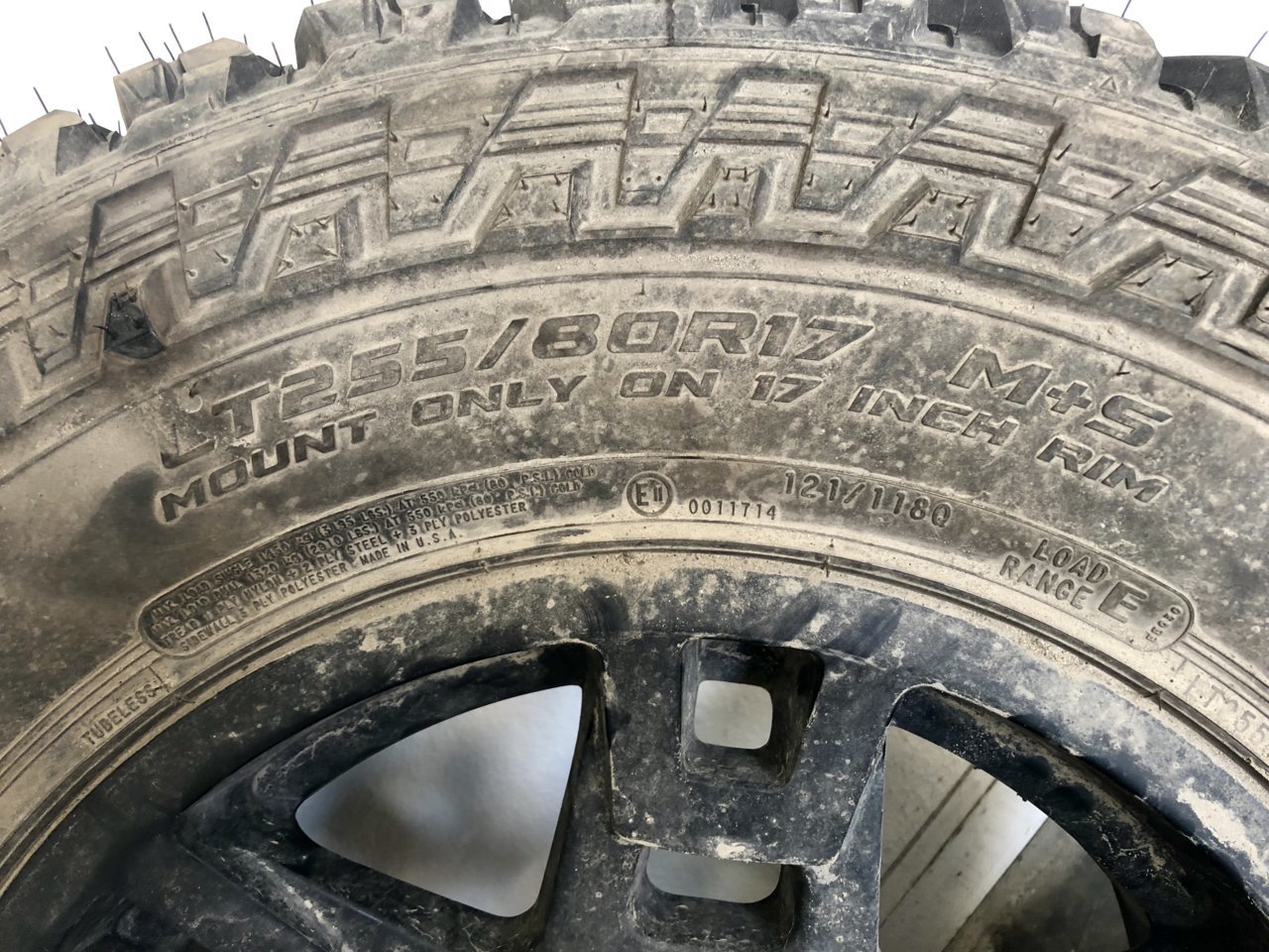 SEMA wheel and 255/80/17 tire new | Tacoma World