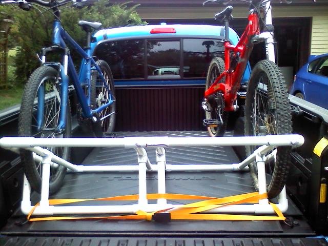 diy bike stand for truck bed