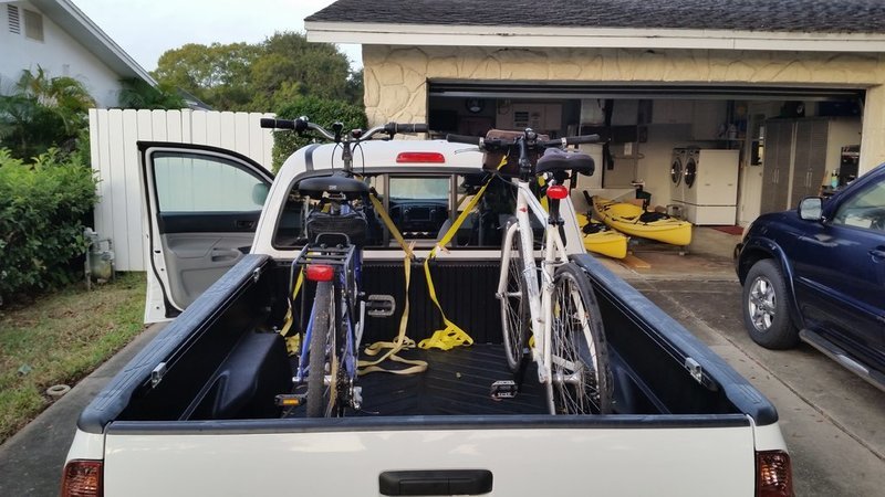 Diy bike hot sale tailgate pad