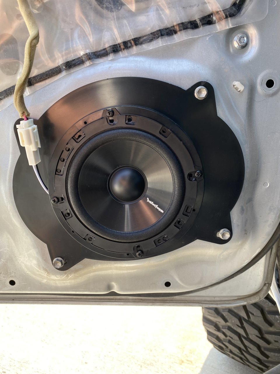 Toyota Tacoma Door Speaker Size