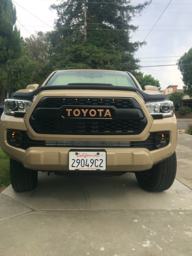 2015 Toyota Tacoma Grill Raptor Lights 6512