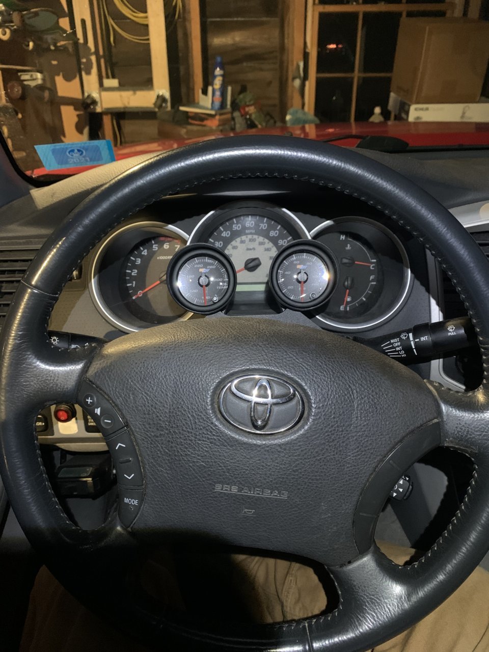 Oil pressure/temp gauge install | Tacoma World