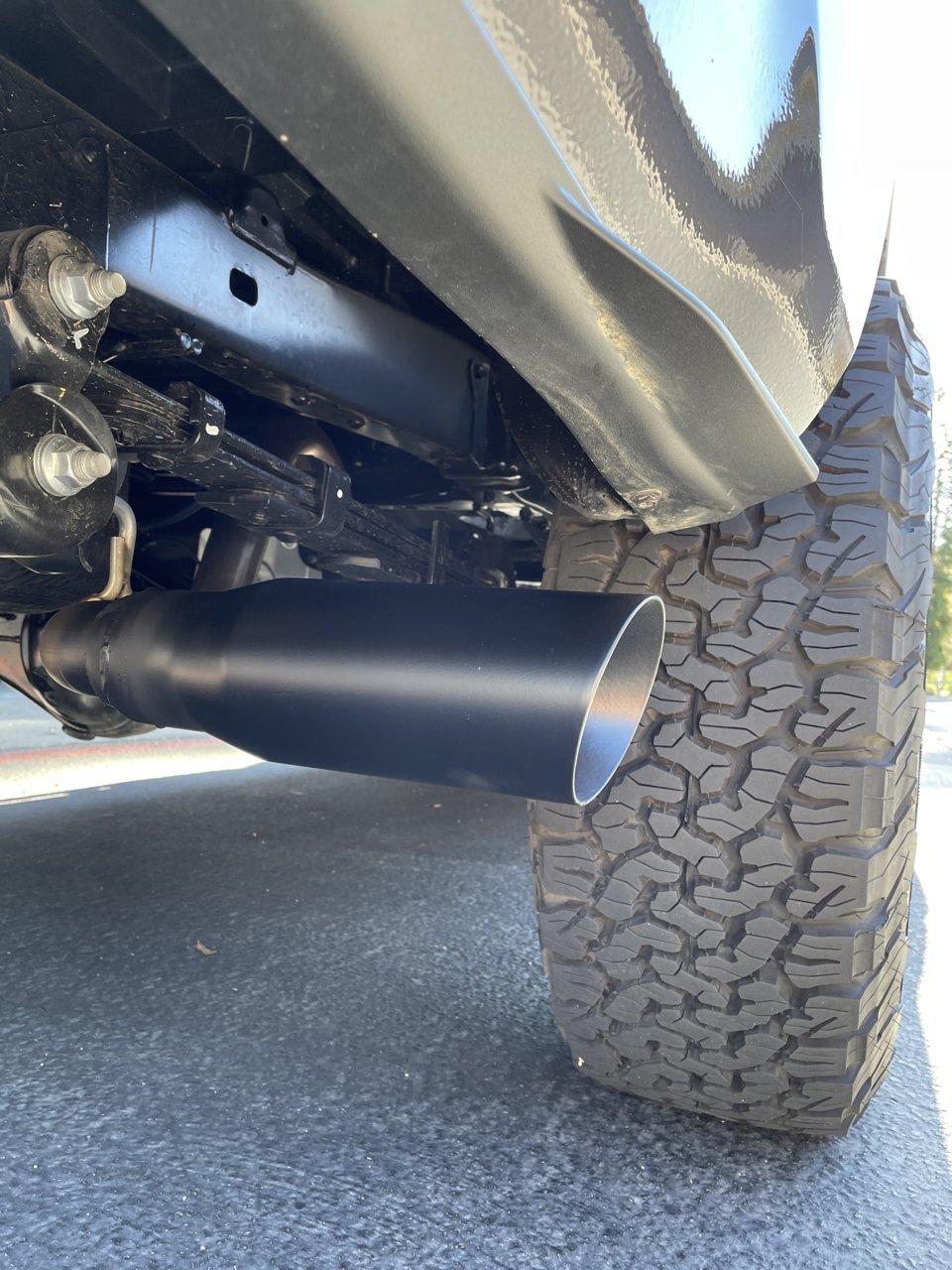 Exhaust tip paint peeling. Truck running too hot?! | Tacoma World