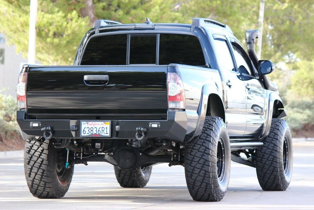 SoCal 2005-2015 Toyota Tacoma Rear Pelfreybilt Steel Bumper with Cutouts...