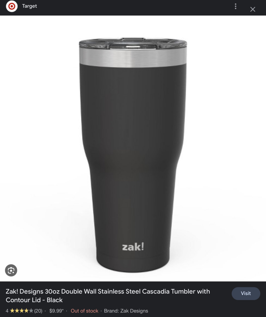 20 Tumbler hack - lids are same as Zak/Yeti lids, the