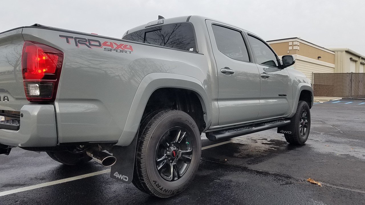 Mud Flaps w TRD Exhaust | Tacoma World