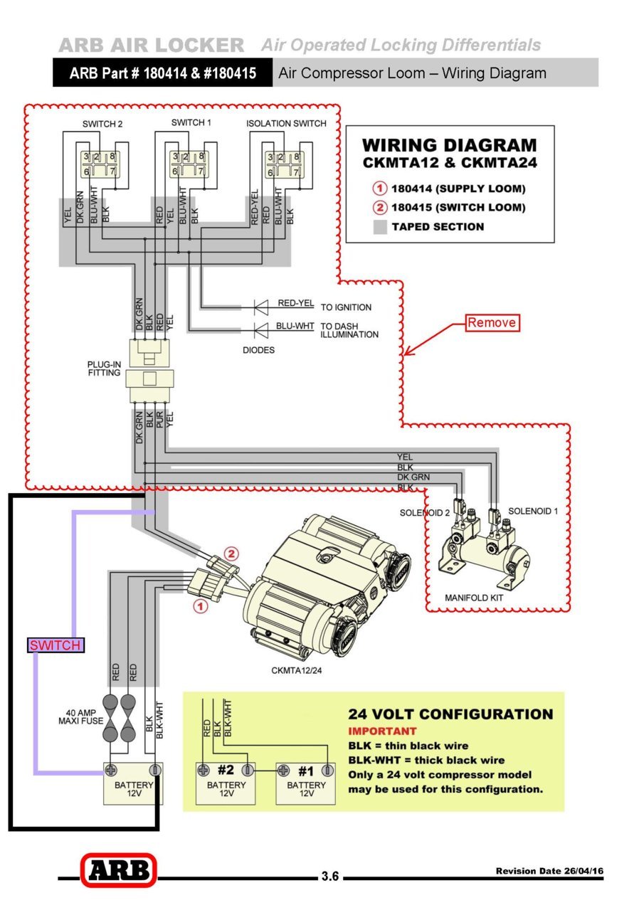 Arb Twin Compressor Ckmta12 Wiring Tacoma World