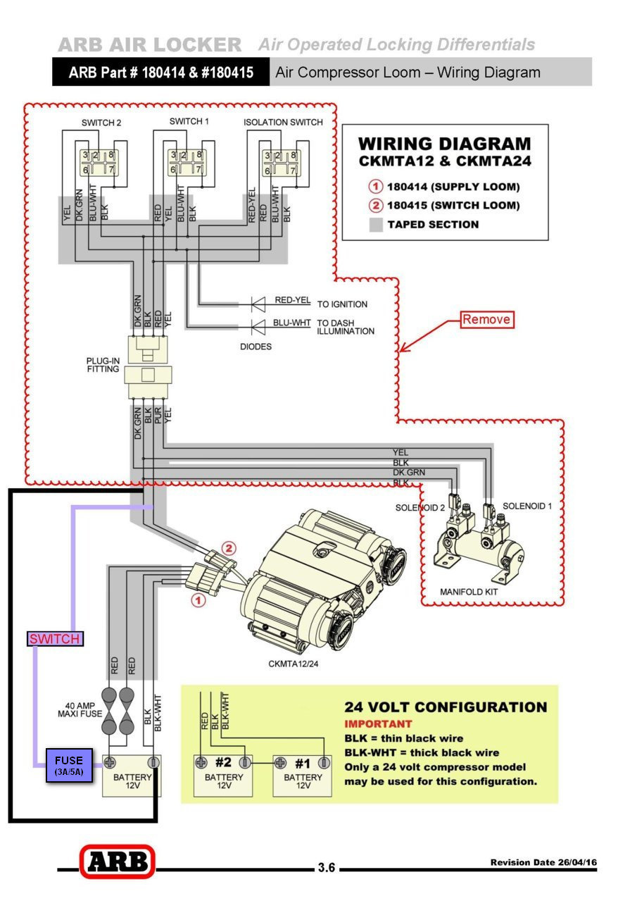 Arb Twin Air Compressor Wiring Diagram