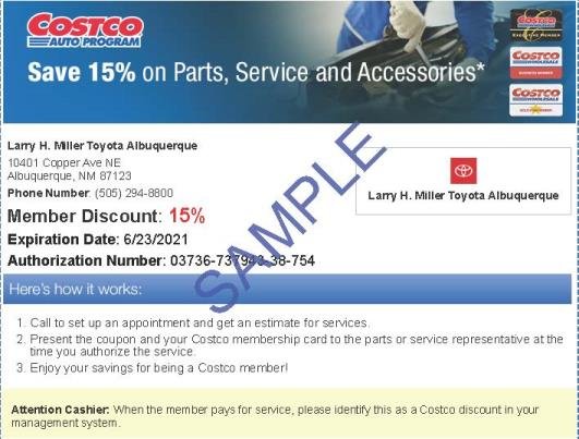 Costco Auto Program - 15% off Parts, Service and Accessories Coupon.jpg