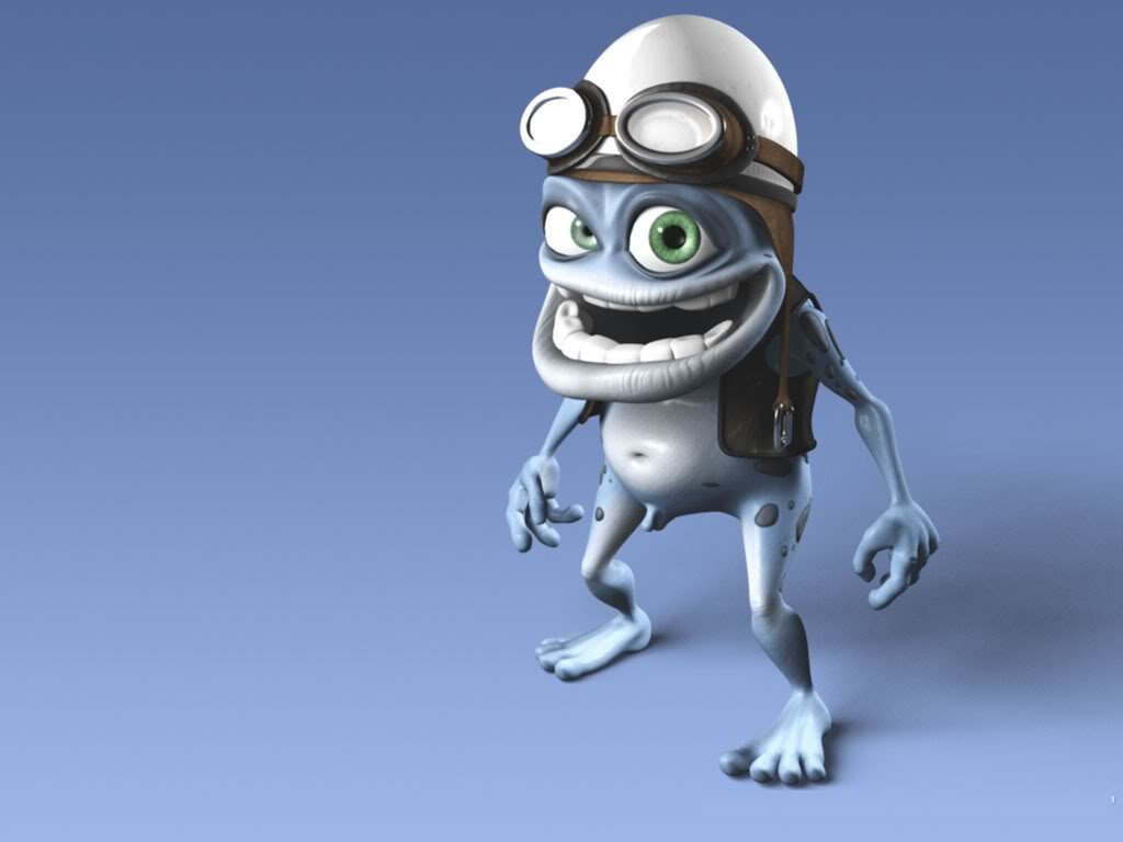 crazy frog statue