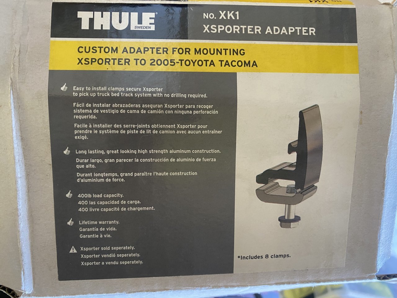 RARE Thule XK1 422xt xsporter adapter Tacoma World