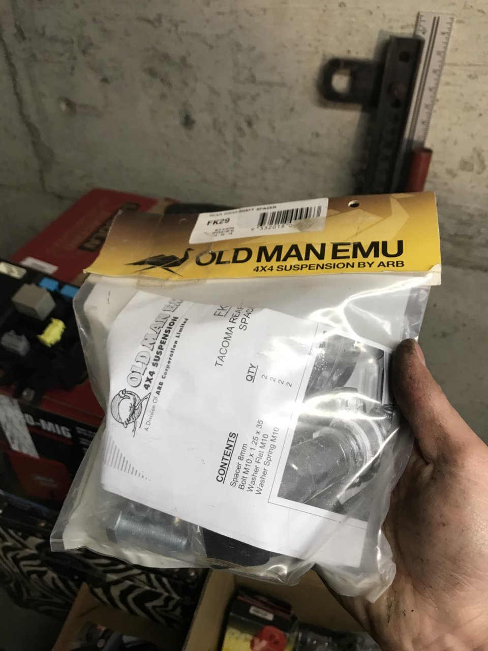 Old Man Emu carrier bearing drop kit | Tacoma World