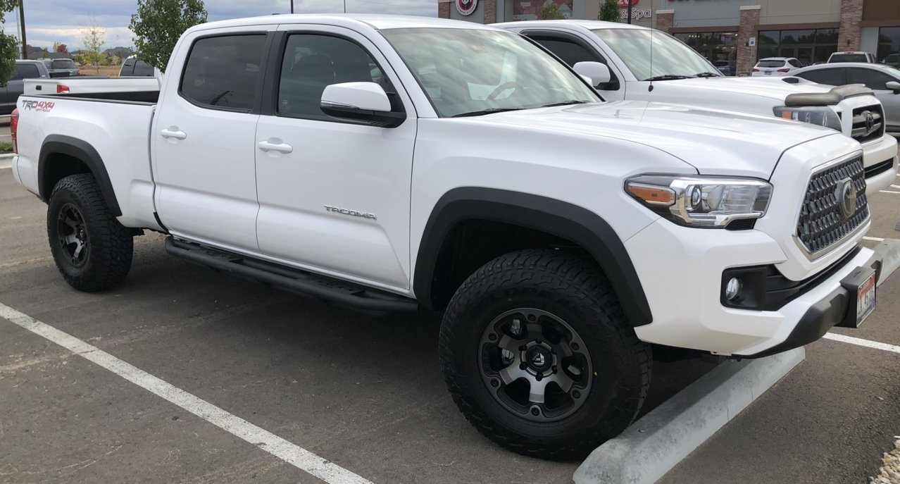 16x8 +1 wheels with 265 75 16 off-road no rub | Tacoma World