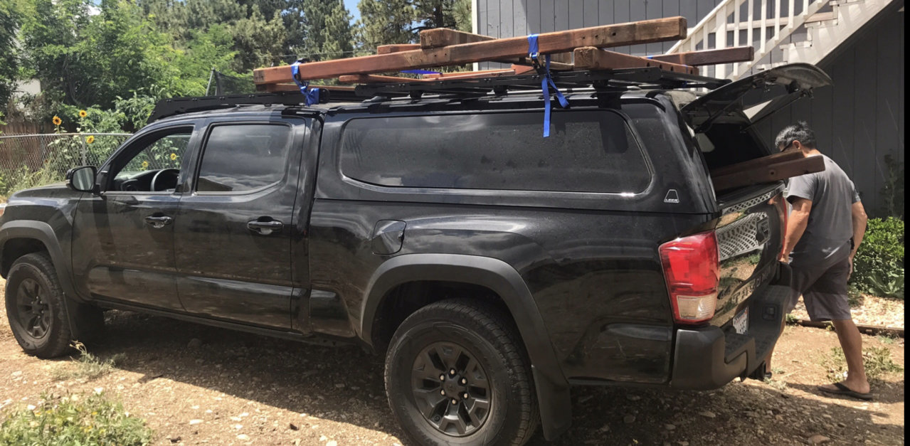 Strapping lumber 2024 to roof rack