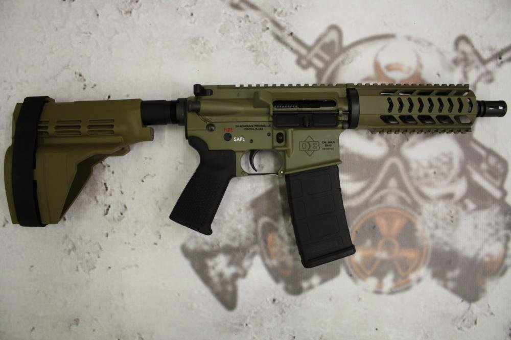 DB15 AR Pistol FDE 7.5'' with SB15 brace - pic 1.jpg