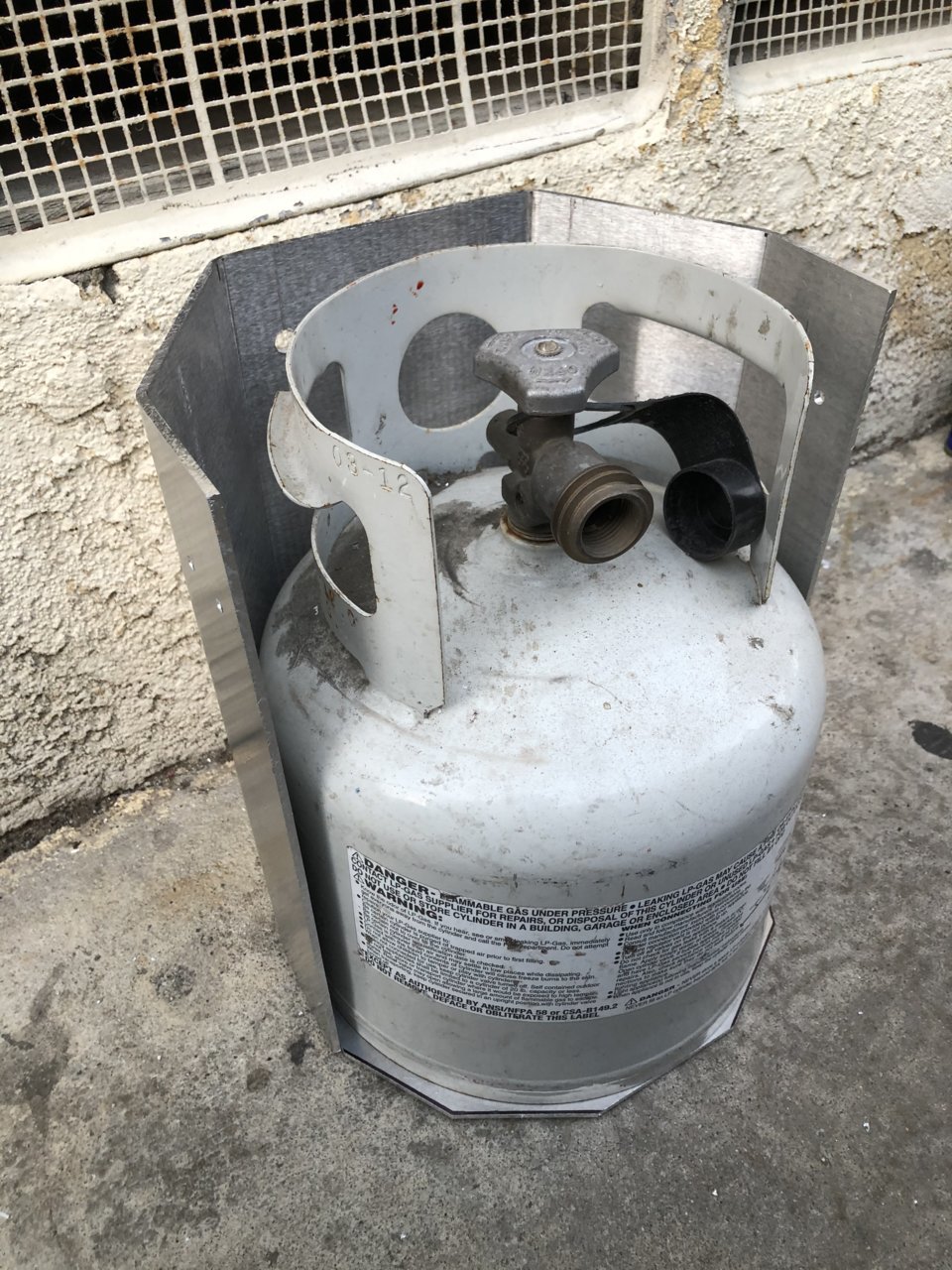 What's your DIY propane tank mount?