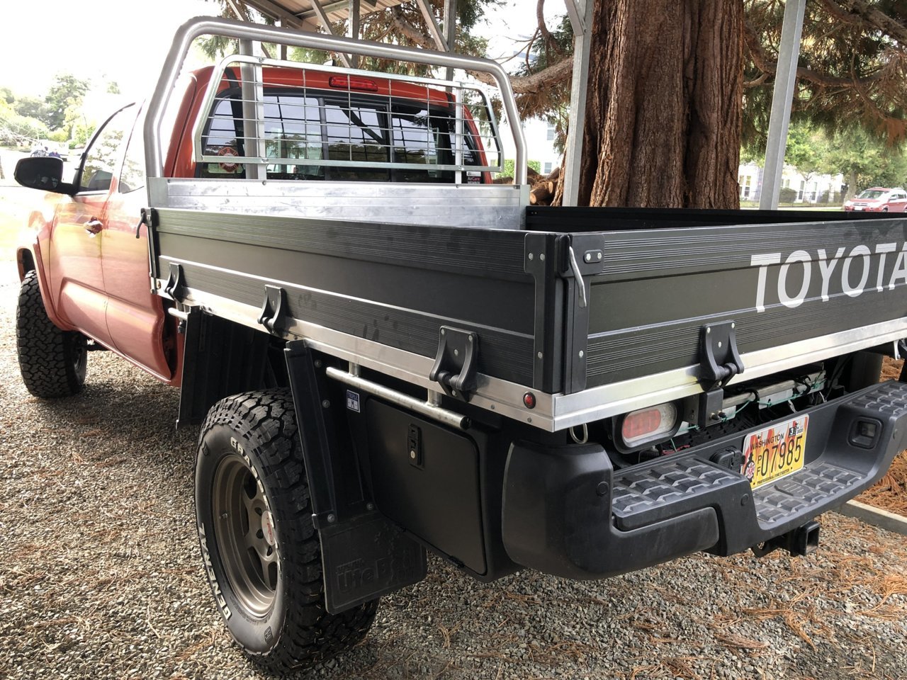 toyota pickup wood flatbed