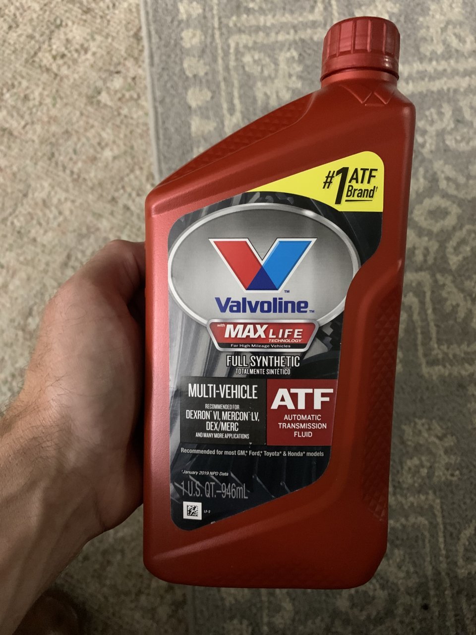 Motorcraft Mercon V vs. Valvoline Max Life Multi-Vehicle ATF 