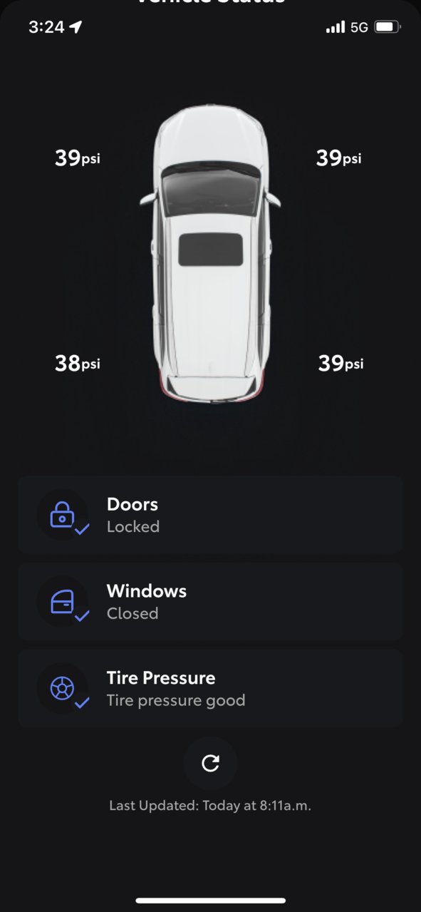 How to See Tire Pressure on Toyota App  