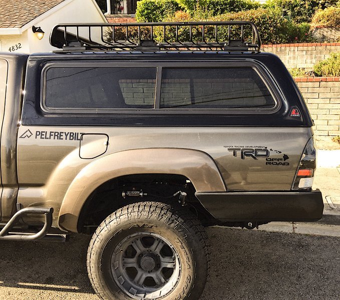 Roof Basket on Camper Shell Easy Install Tacoma World