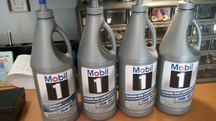 Mobil 1 104361 75W-90 Synthetic Gear Lube - 1 Quart