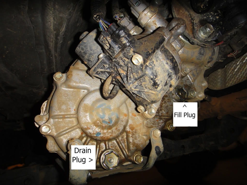 2000 ford f150 how to check transfer case fluid
