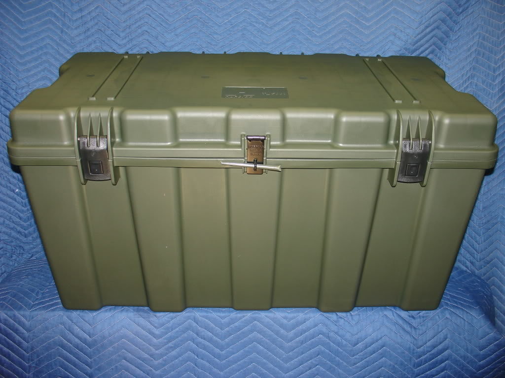 NEW Pelican Hardigg TL 500i US Army Military Foot Locker Trunk With 2 Trays  NR!