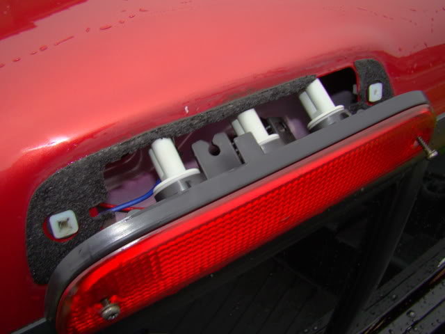 Electroplating Housing Red Lens LED 3rd Third High Mount Stop Brake Light Tail Lamp For 1995-2015 Toyota Tacoma bestUSA 