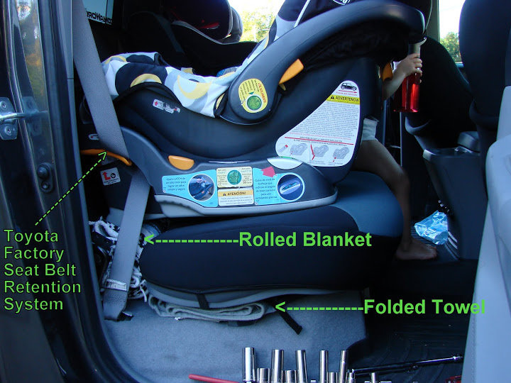 How I got +4 of extra room with a rear facing infant car seat!