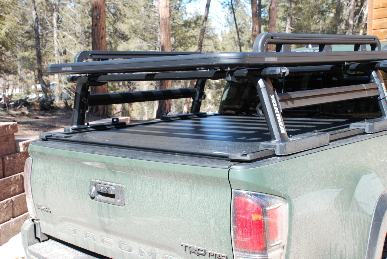 Tonneau cover with bed rack | Tacoma World