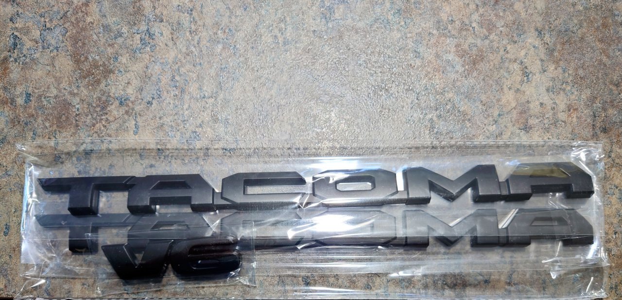 FS - New Tacoma Black Emblems (Not Overlay) | Tacoma World