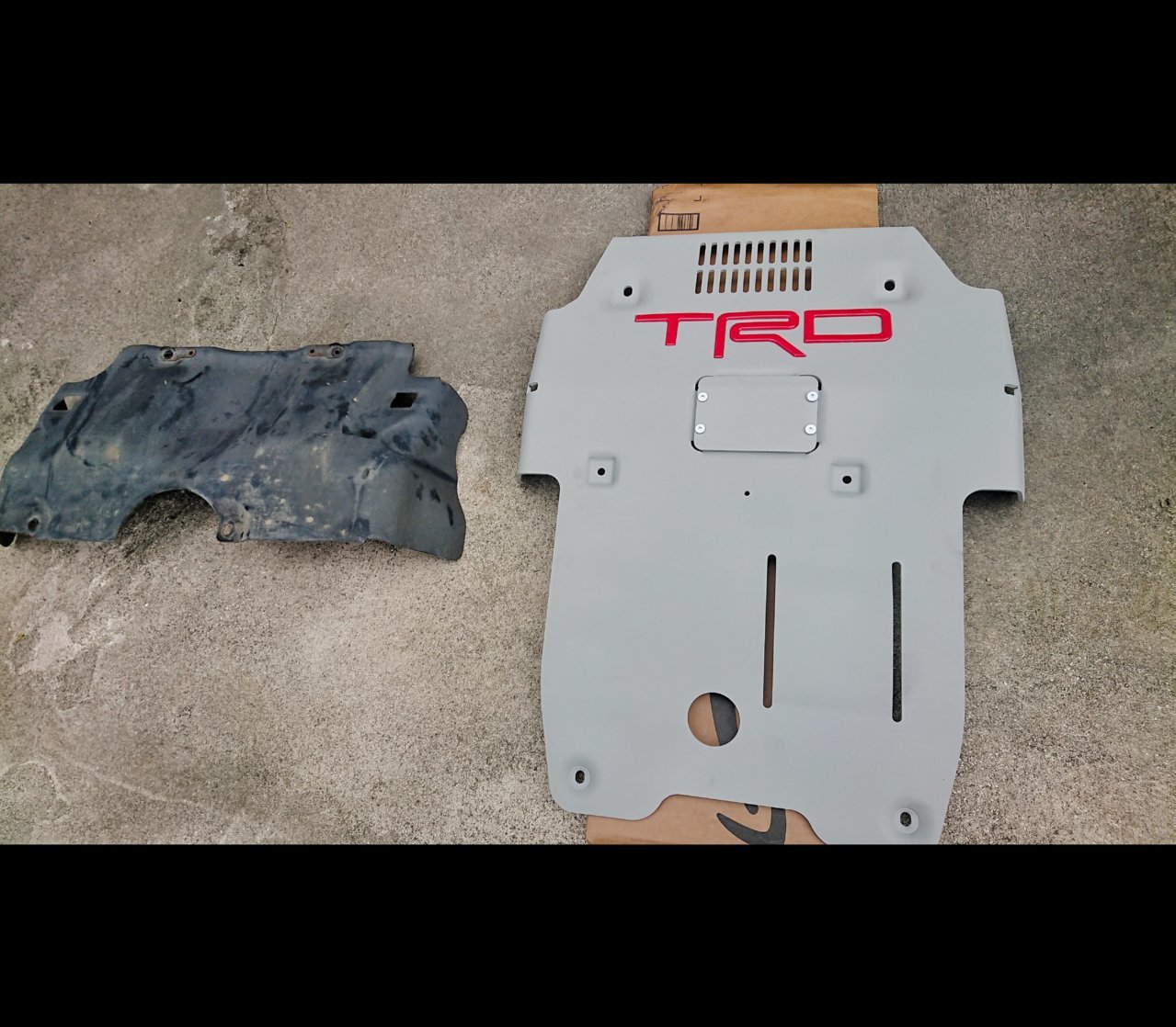 Trd Skid Plate Black