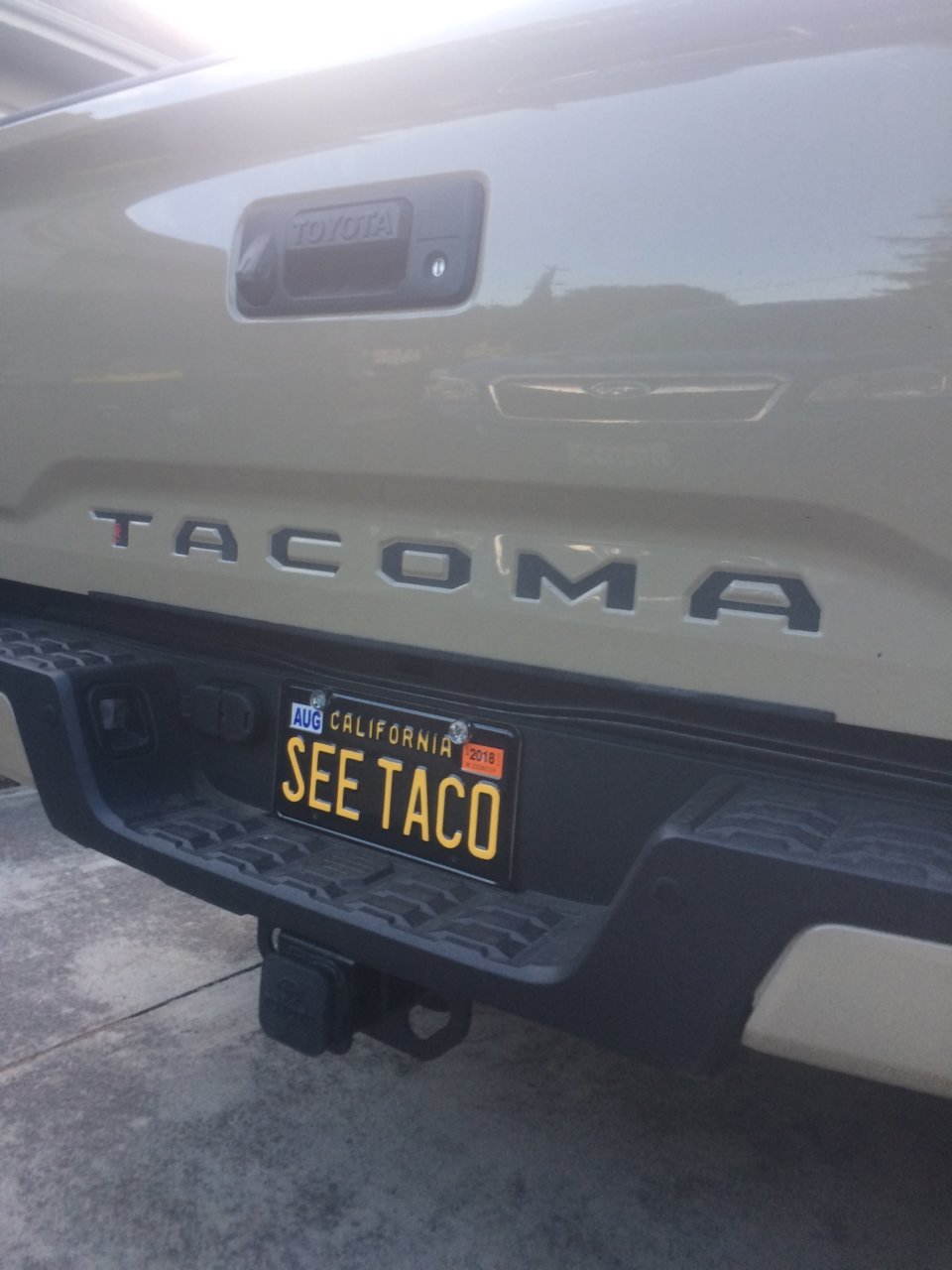 Who has a Vanity plate for their Tacoma? | Page 4 | Tacoma World