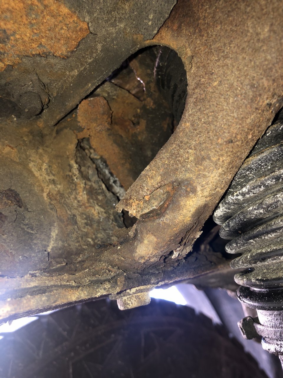 Shock mount broken off of frame Tacoma World