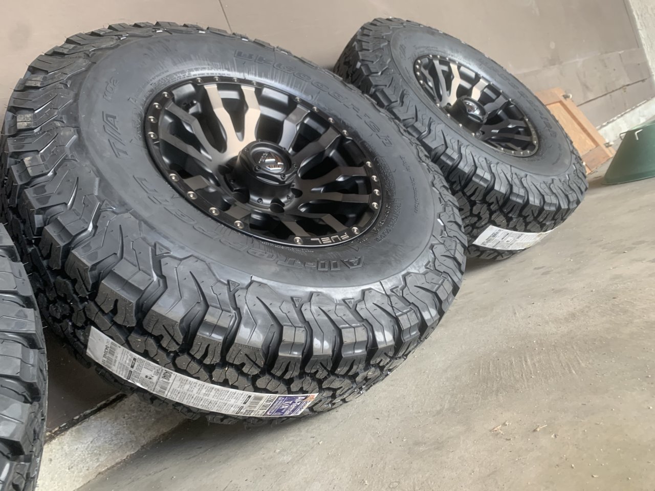 Fuel Rims On Ko2 Tires Brand New Sold 