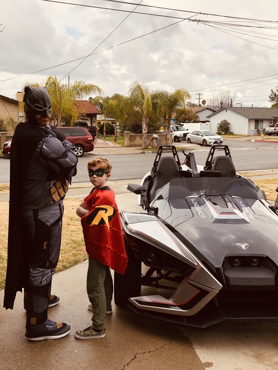 Batman surprises his son at school in a Slingshot w/ video | Tacoma World