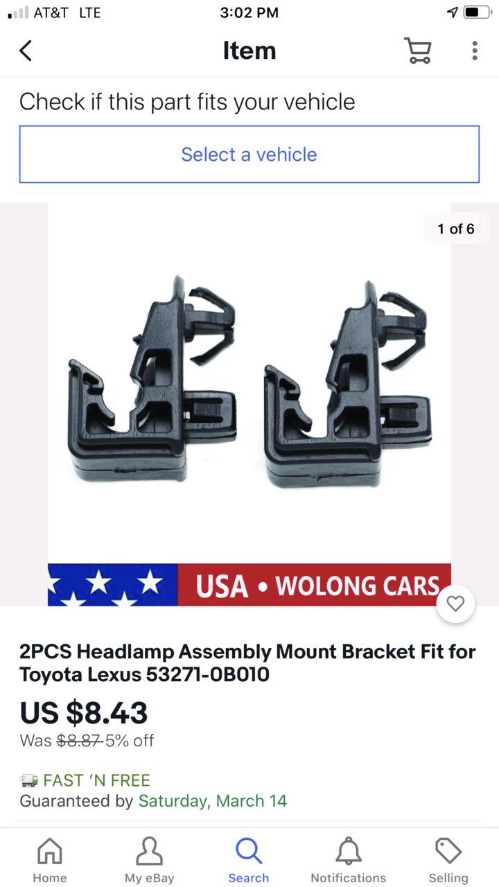 Toyota Tacoma Headlamp Filler Mounting Bracket b010 Tacoma World