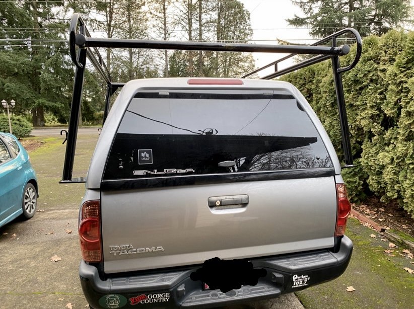 3000 Series Camper Shell - Steel & Aluminum Pipe - Rack - Tacoma – rackitinc