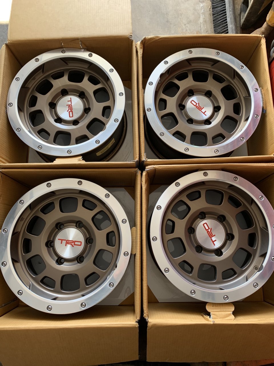 Tacoma 4Runner FJ Cruiser 16" OEM TRD Beadlock Off-road Wheel Bronze