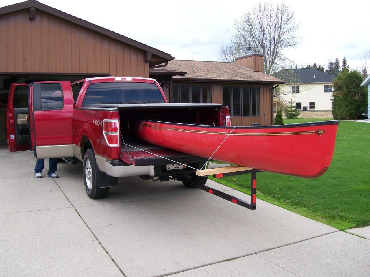 trailer hitch kayak carrier