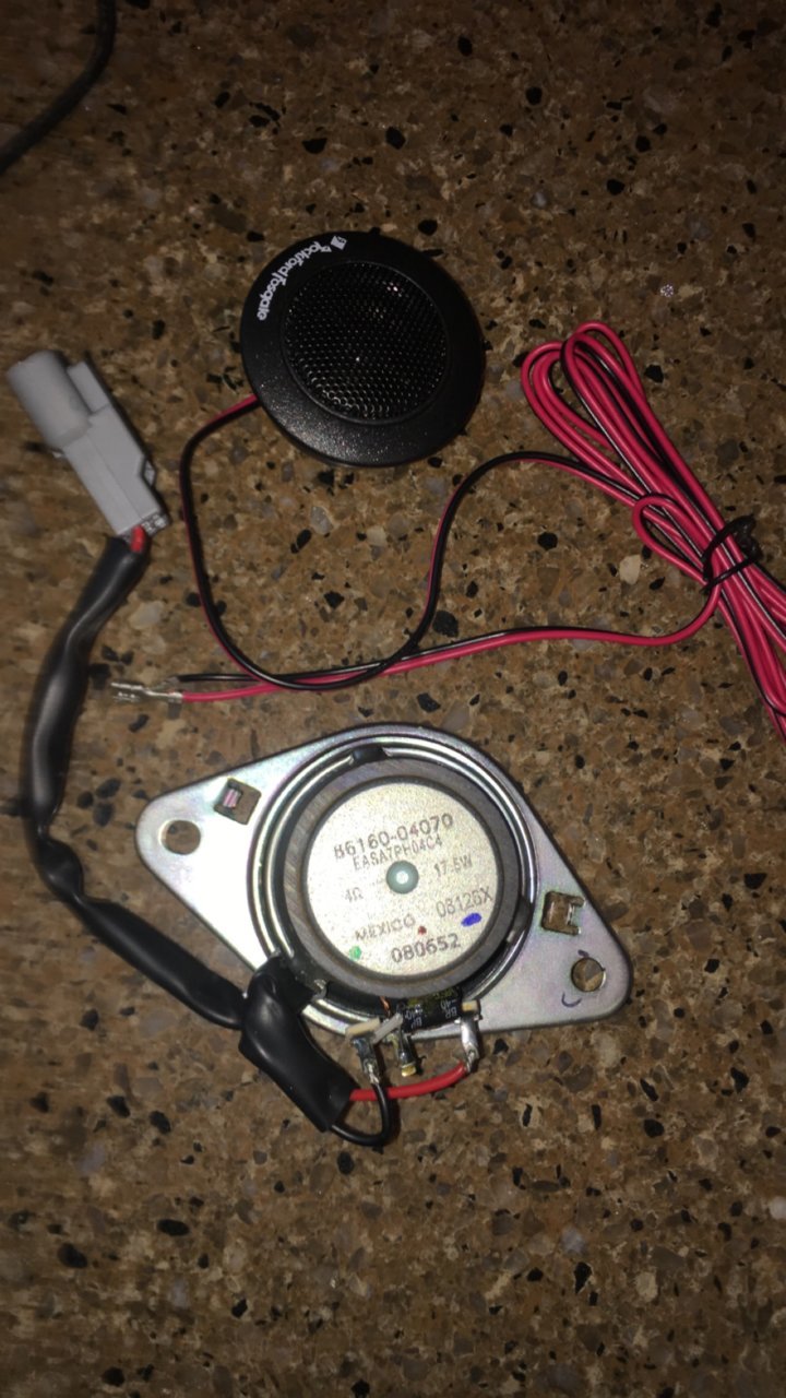 tweeter connection to speaker