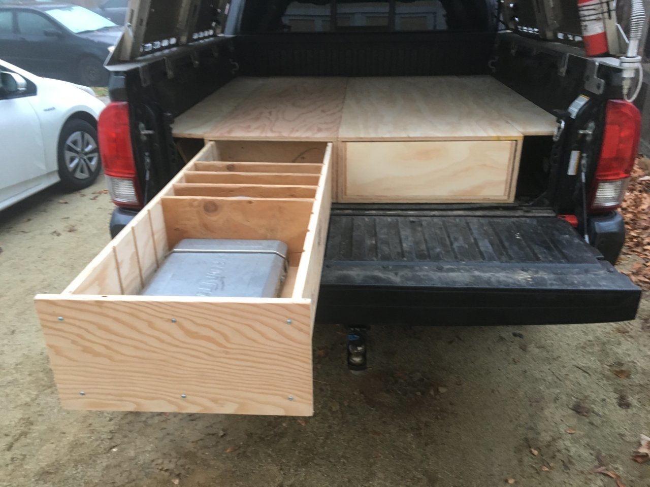 bed liner on plywood