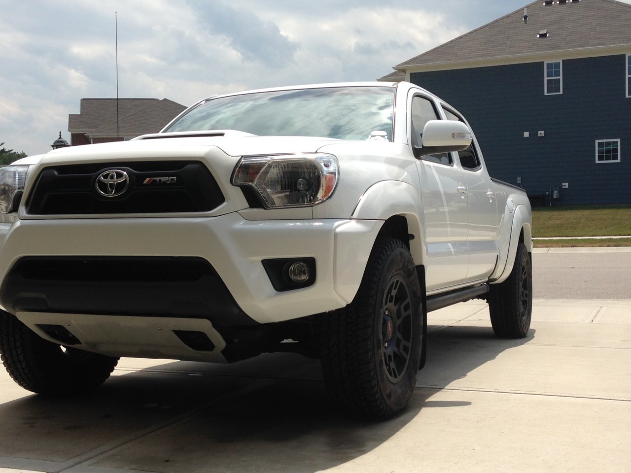 New tires and rims for my white 2011 Tacoma TRD Sport!!! | Tacoma World